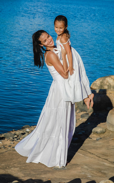 Lumley Lush Tiered Maxi Dress - Watercolor